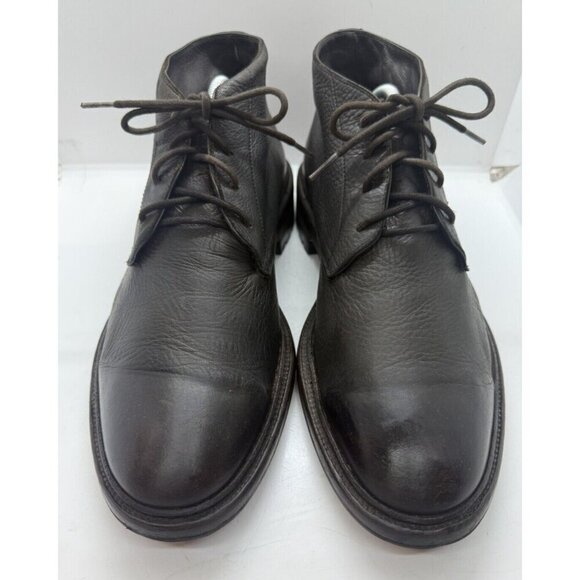 Frye Bowery Leather Chukka Ankle Boots Mens Size 11.5 M Dark Brown 3480032 Italy - Picture 2 of 9